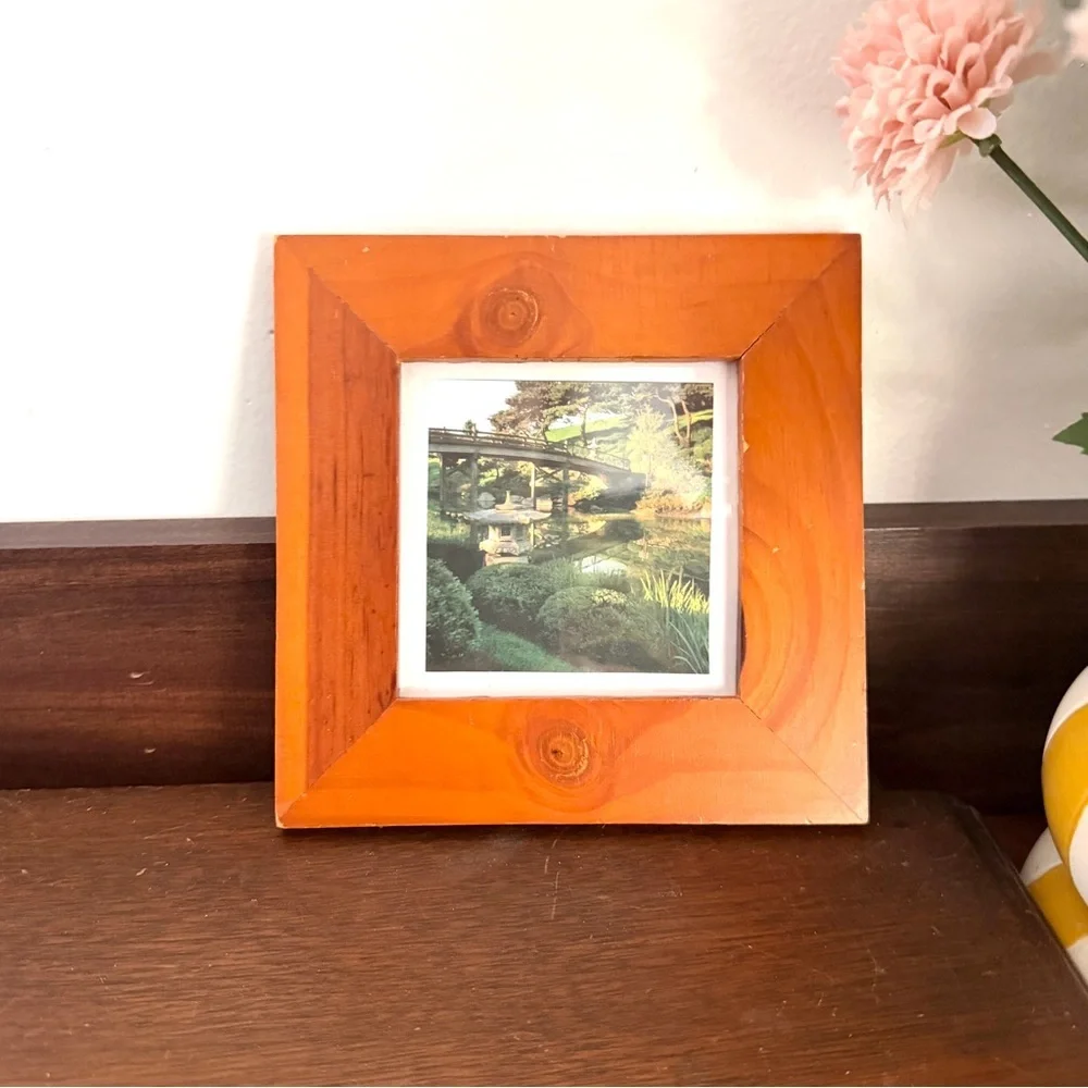 Chicago Botanic Garden Japanese Asian Plants Flowers Picture Framed Mini 5.5”